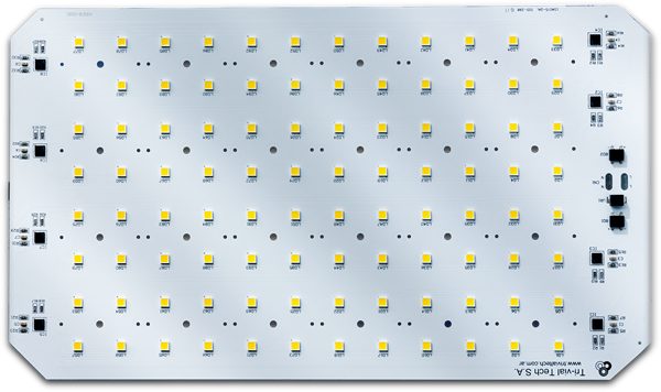 Placa de aluminio para luminarias LED – disipación térmica