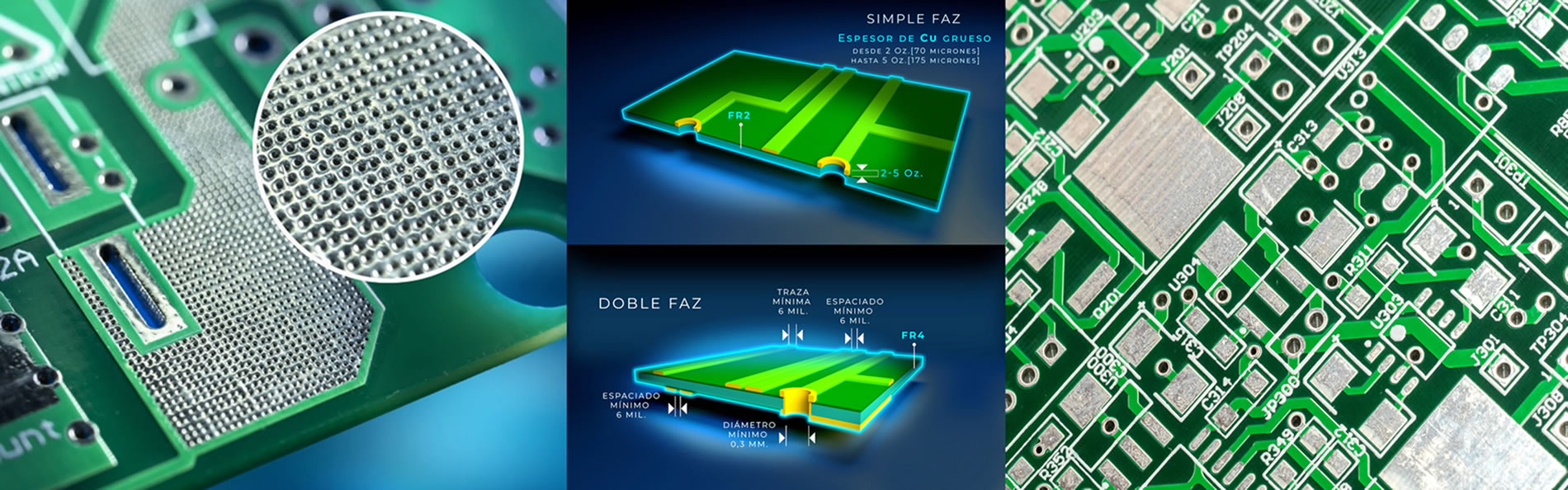 Fabricación de circuitos impresos simple y doble faz – SEI Circuits