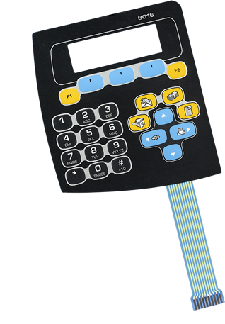 Capas y materiales para Teclados de Membrana – poliéster y poliamida